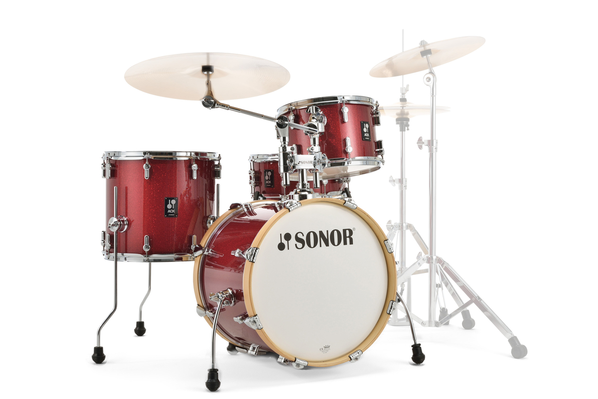 Sonor AQX 18" Bass Drum Jazz Drum Sets with Snare
